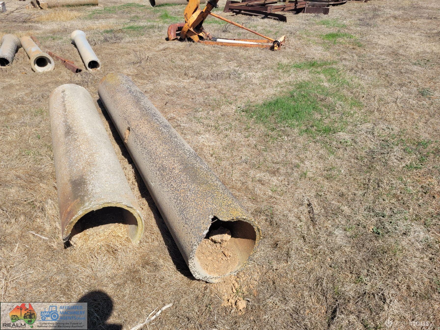 Assorted Concrete Irrigation Pipes - photo 2