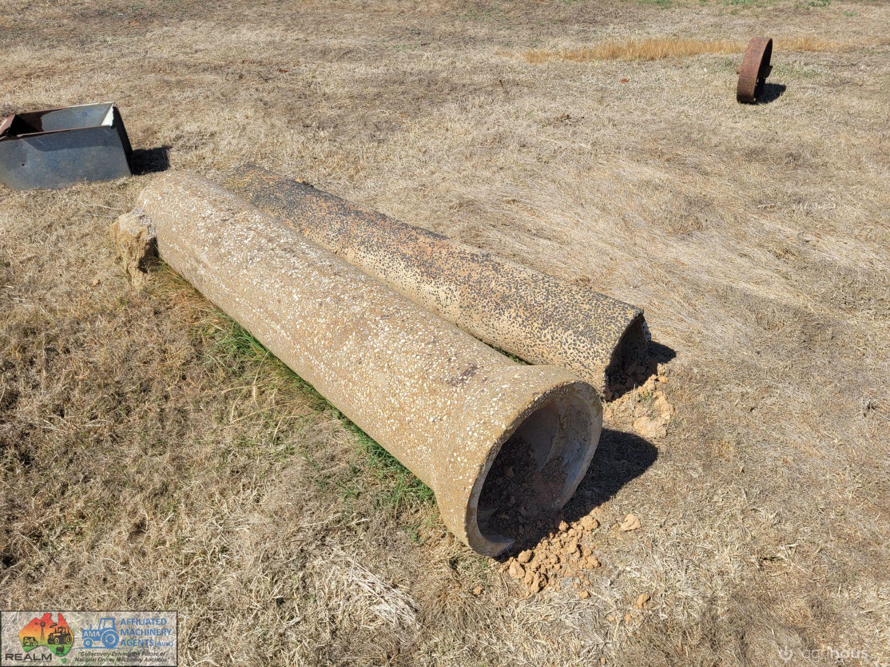 Assorted Concrete Irrigation Pipes - photo 3