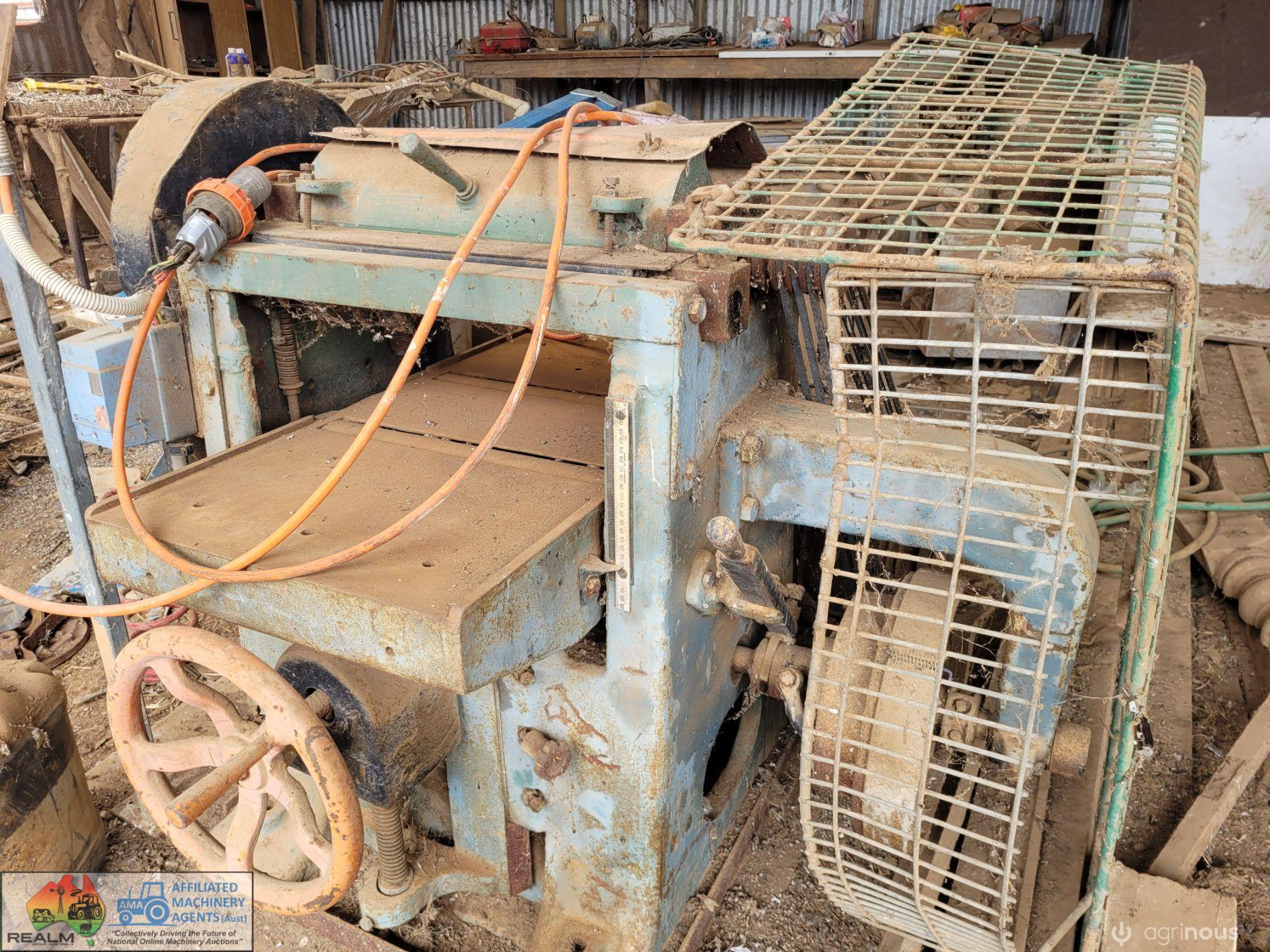 Wolfenden Bros. H/Duty Timber Thicknesser - photo 9