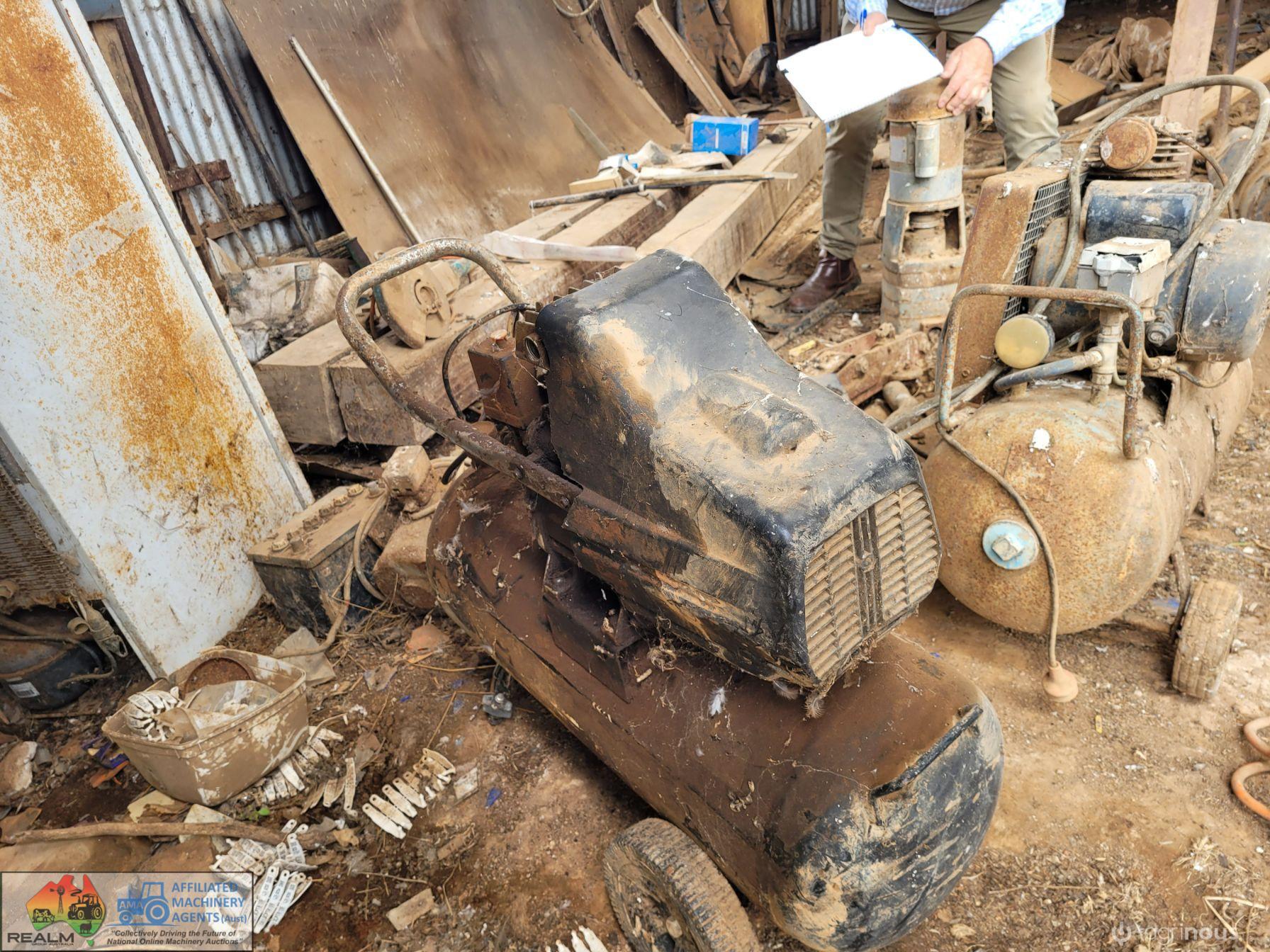 2x Electric Workshop Air Compressors