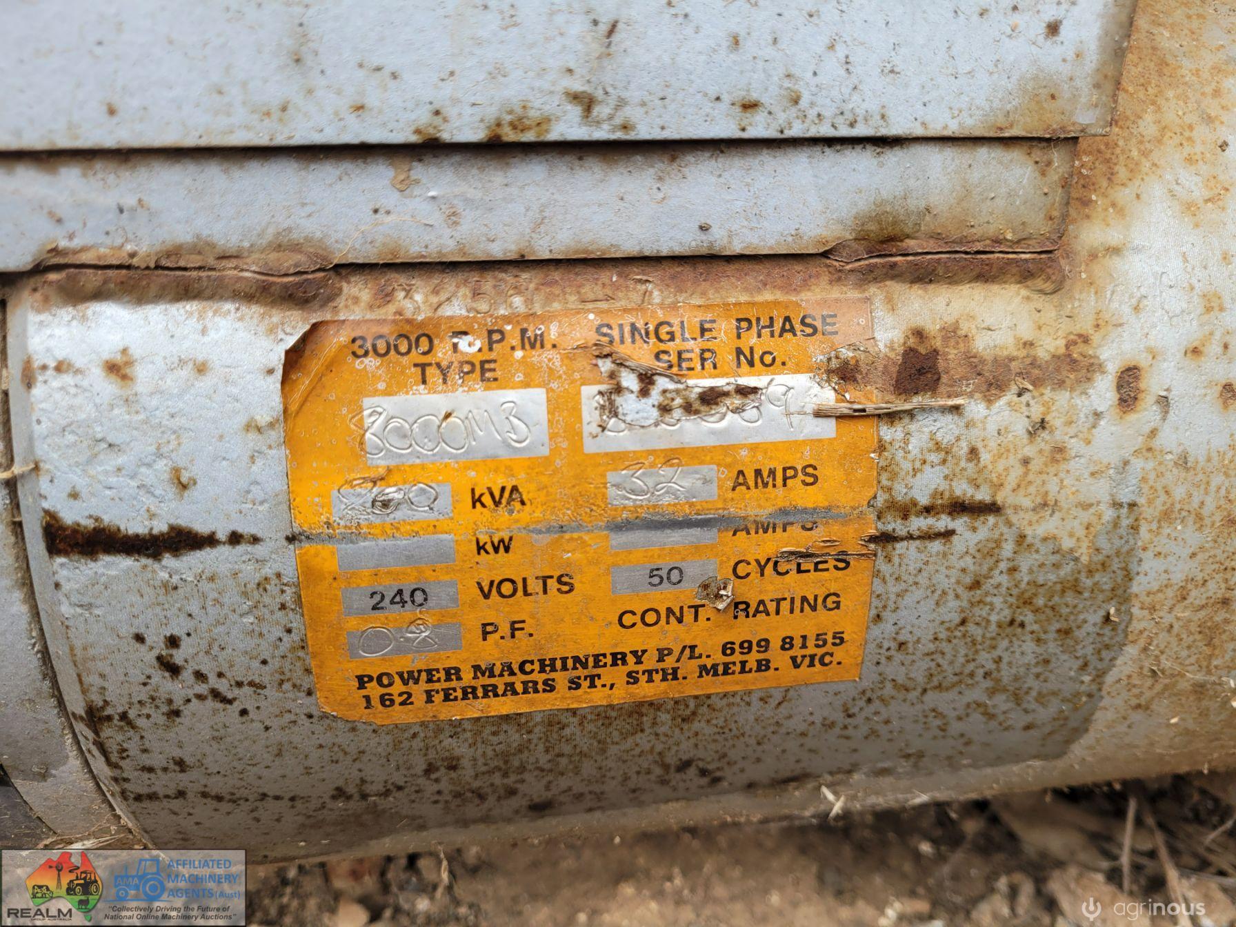 8 Kva Generator with 16Hp Briggs I/C Engine