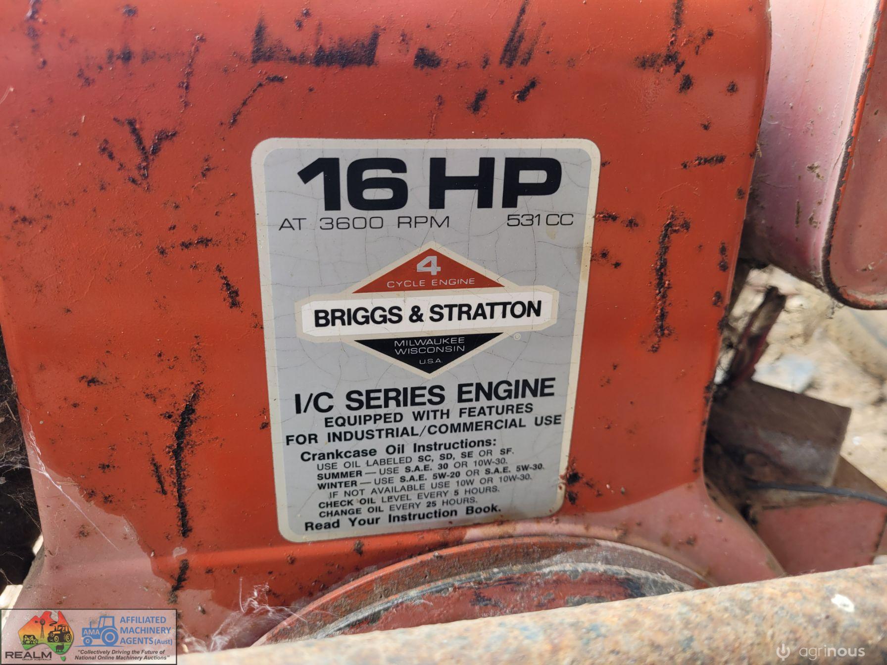 8 Kva Generator with 16Hp Briggs I/C Engine - photo 2