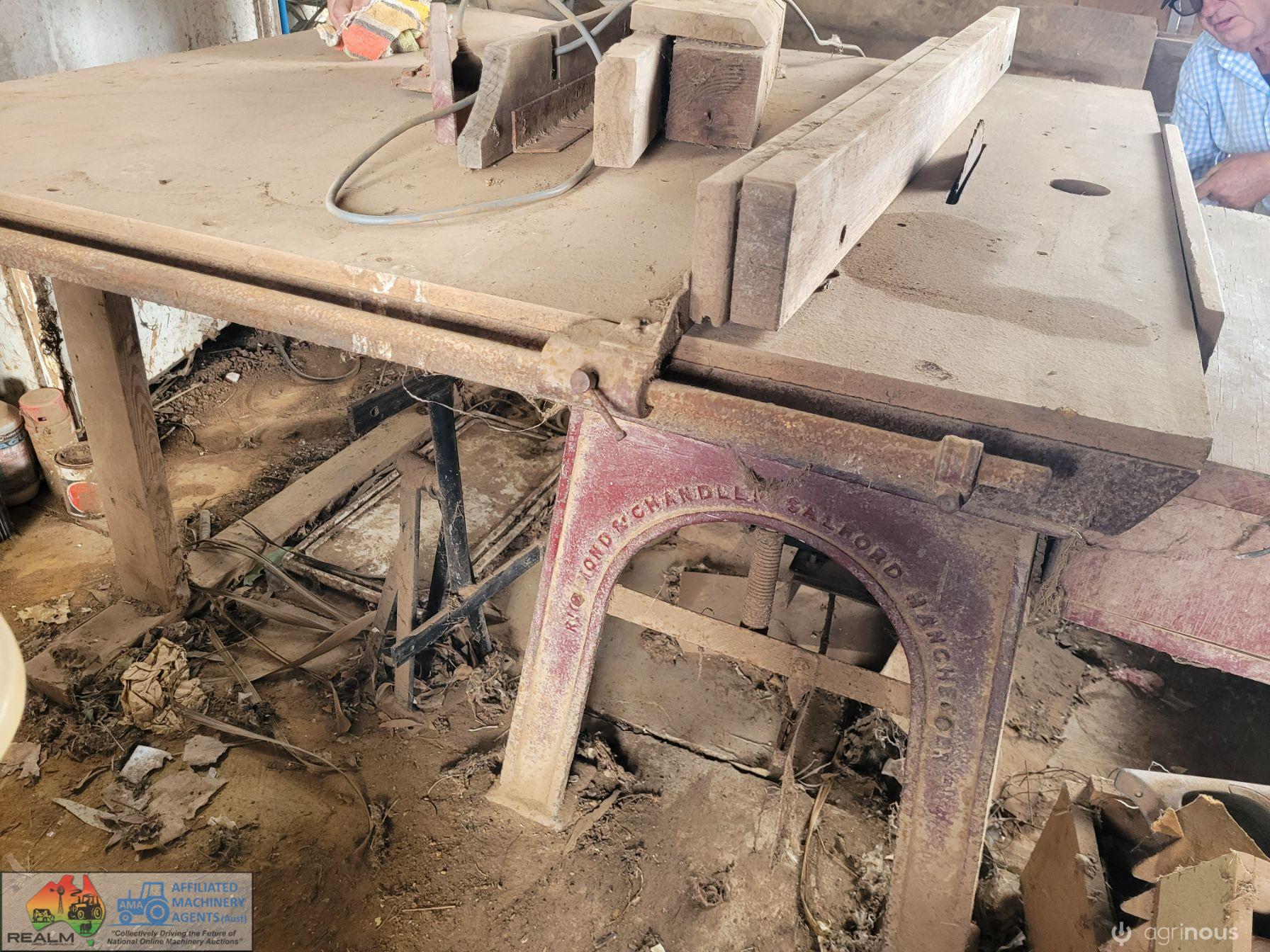 'Chandler Salford of Manchester' 8" Woodworking Saw Bench - photo 10