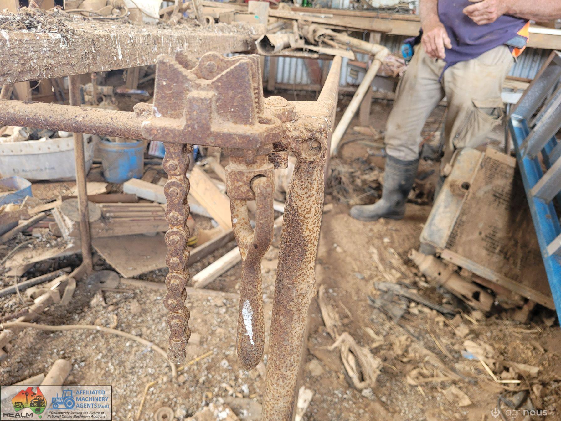 Steel W/shop Bench Frame with Pipe Vice - photo 3