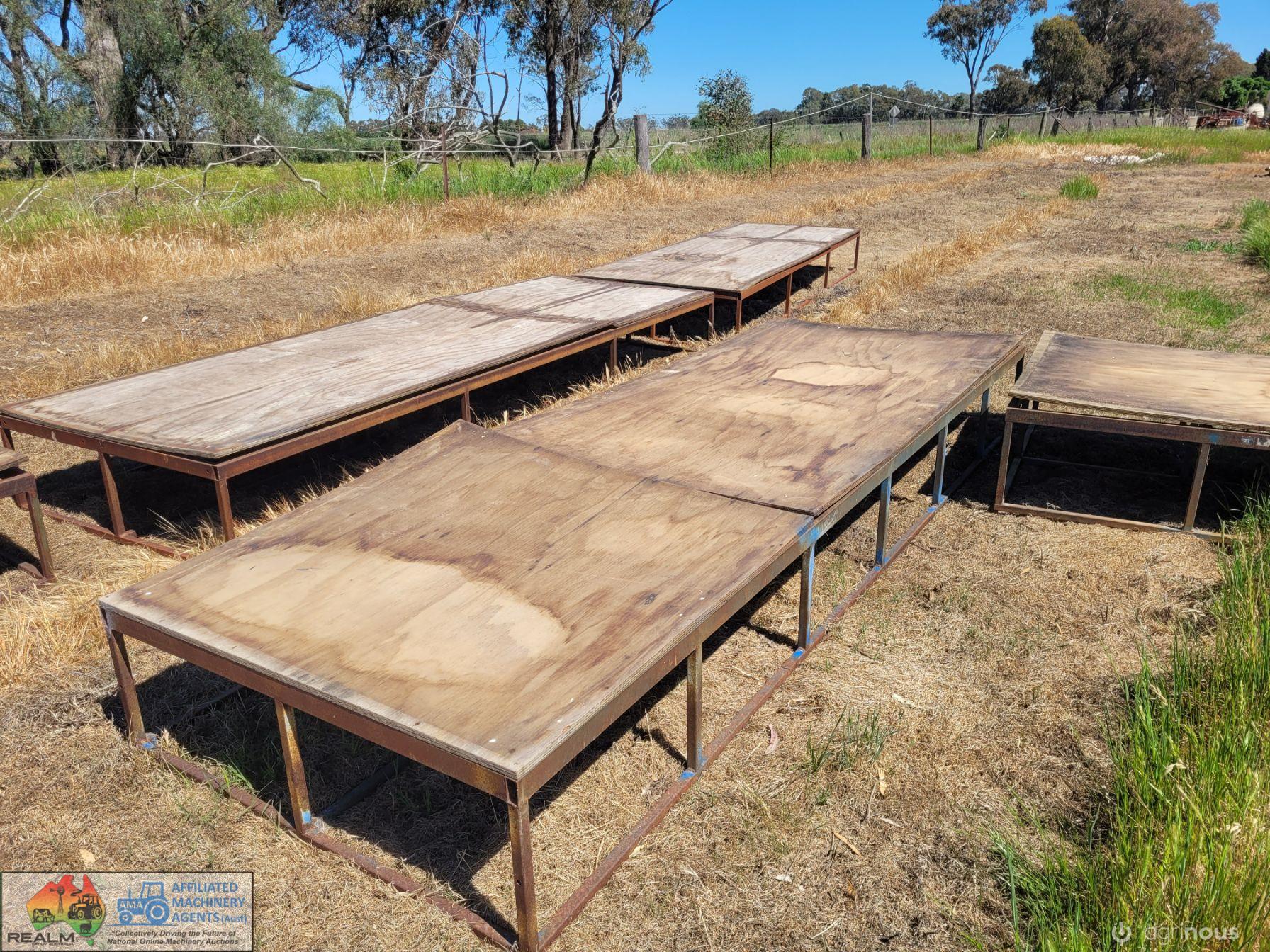 5x Stage Platforms (1.2m x 3.6m)