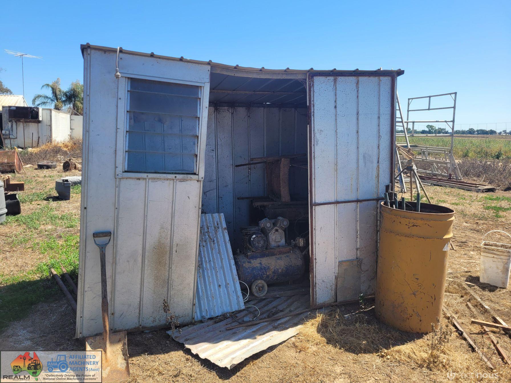 Galv. Garden Shed (2.5m x 1.6m)