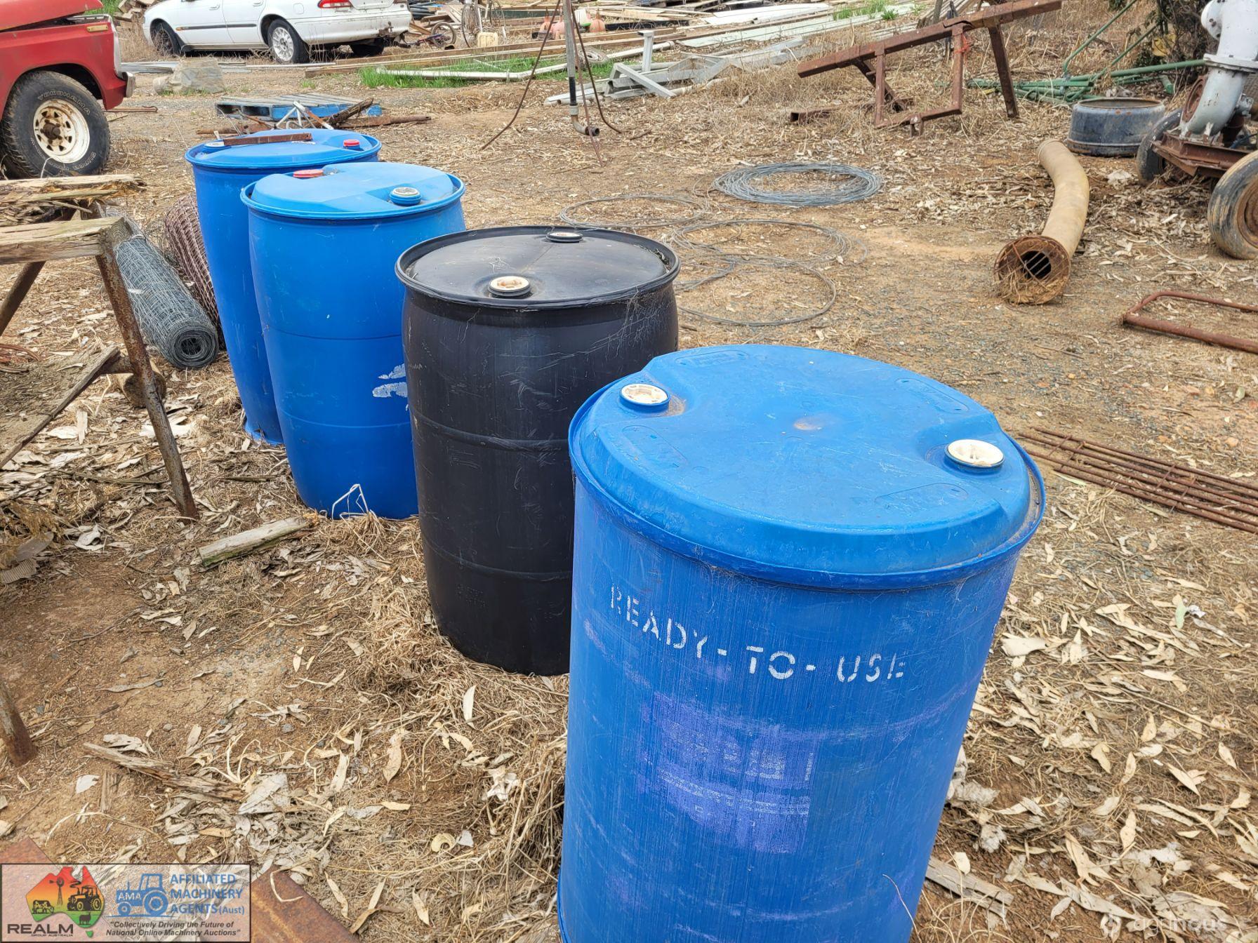 6x Plastic Barrels of Fish Oil Fertilizer - photo 3