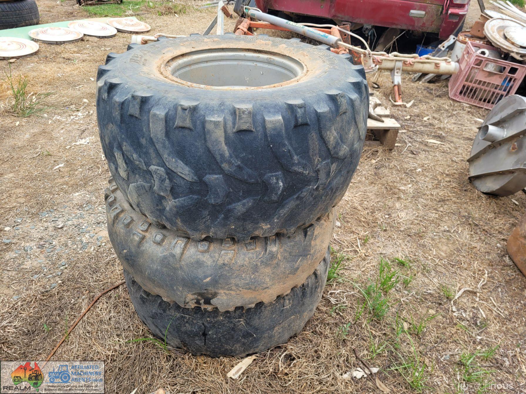 3x Honda Quad Bike Tyres & Rims
