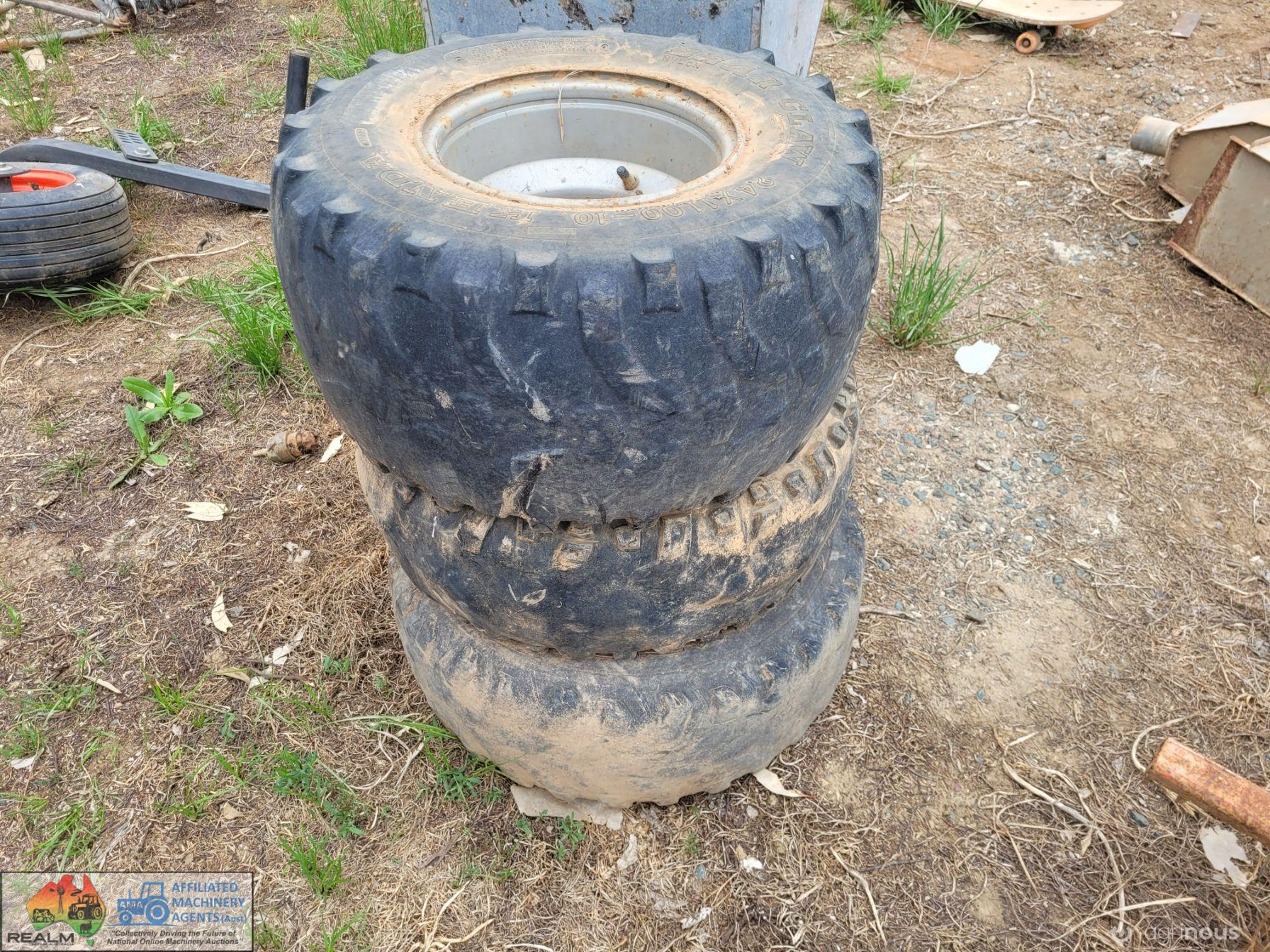 3x Honda Quad Bike Tyres & Rims - photo 3