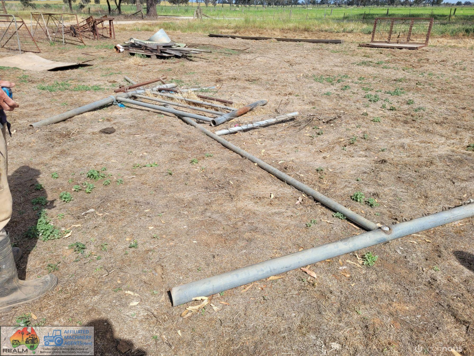 Scrap Steel Fence Panel with Cable Wire - photo 2
