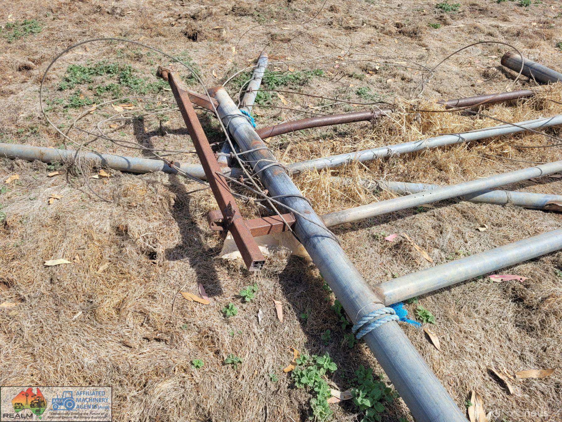 Scrap Steel Fence Panel with Cable Wire - photo 4