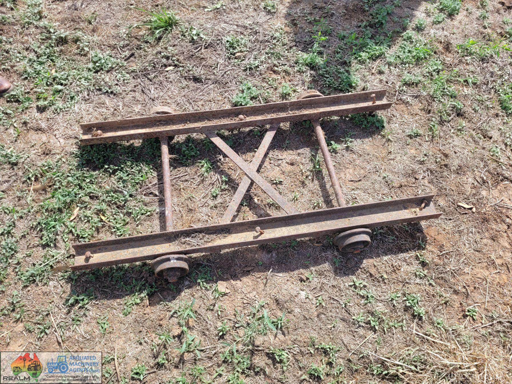 Steel Rail Trolley Frame (Ex-Railways)