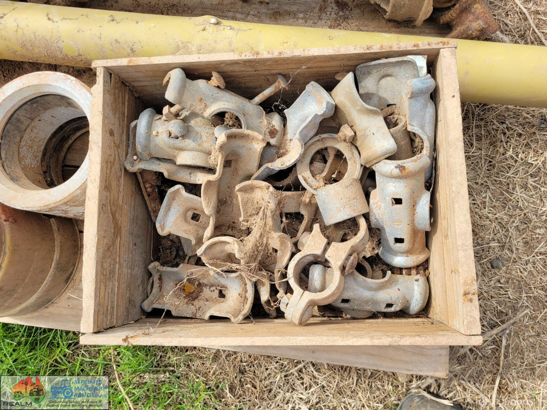 Pallet of PTO Shafts & Cyclone Pipe Clamps - photo 5