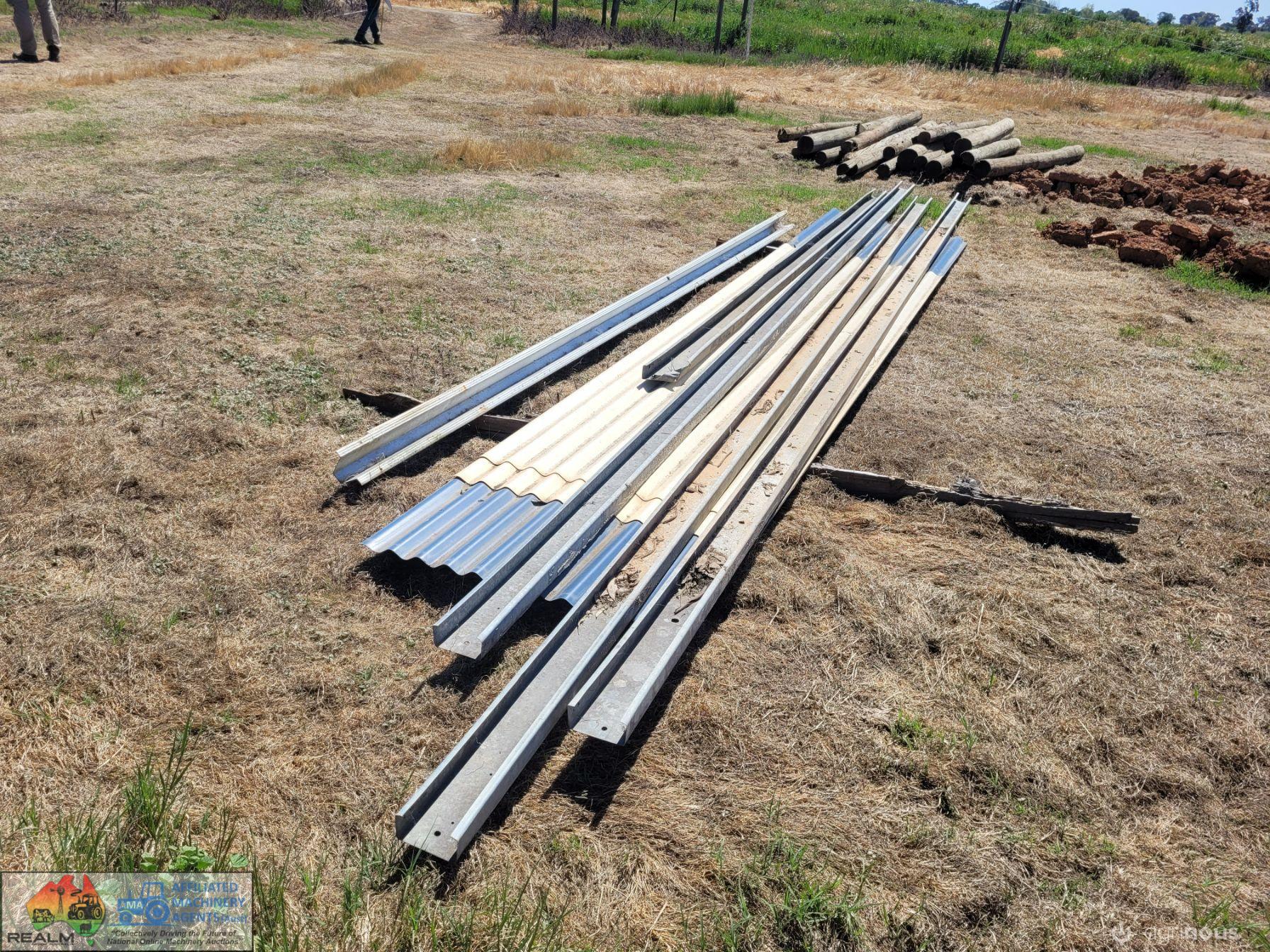 Colourbond Iron, C-section Purlins & 4x Tophat