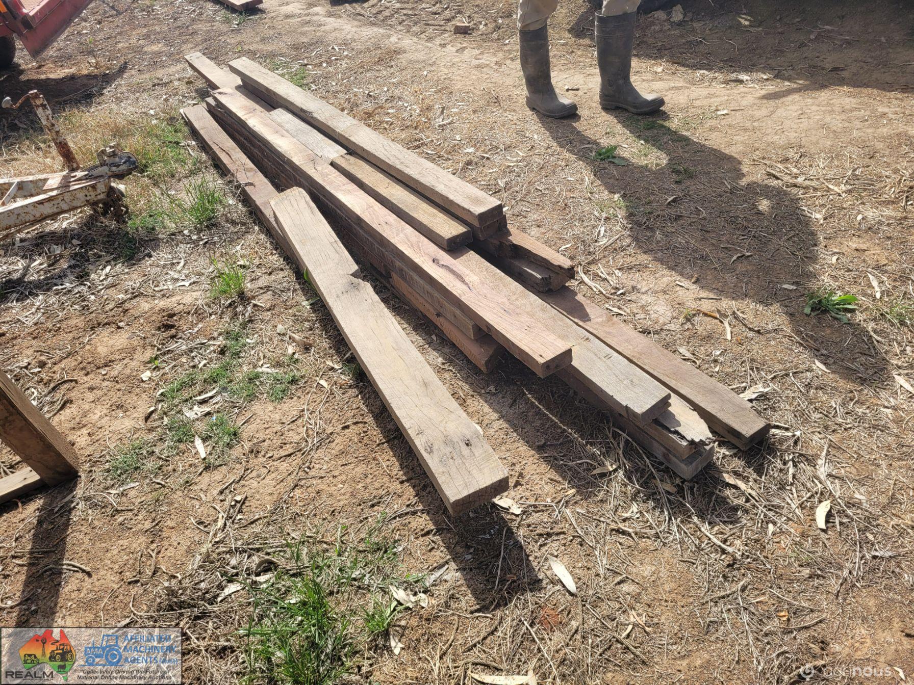 Assorted Lengths of Redgum Timber