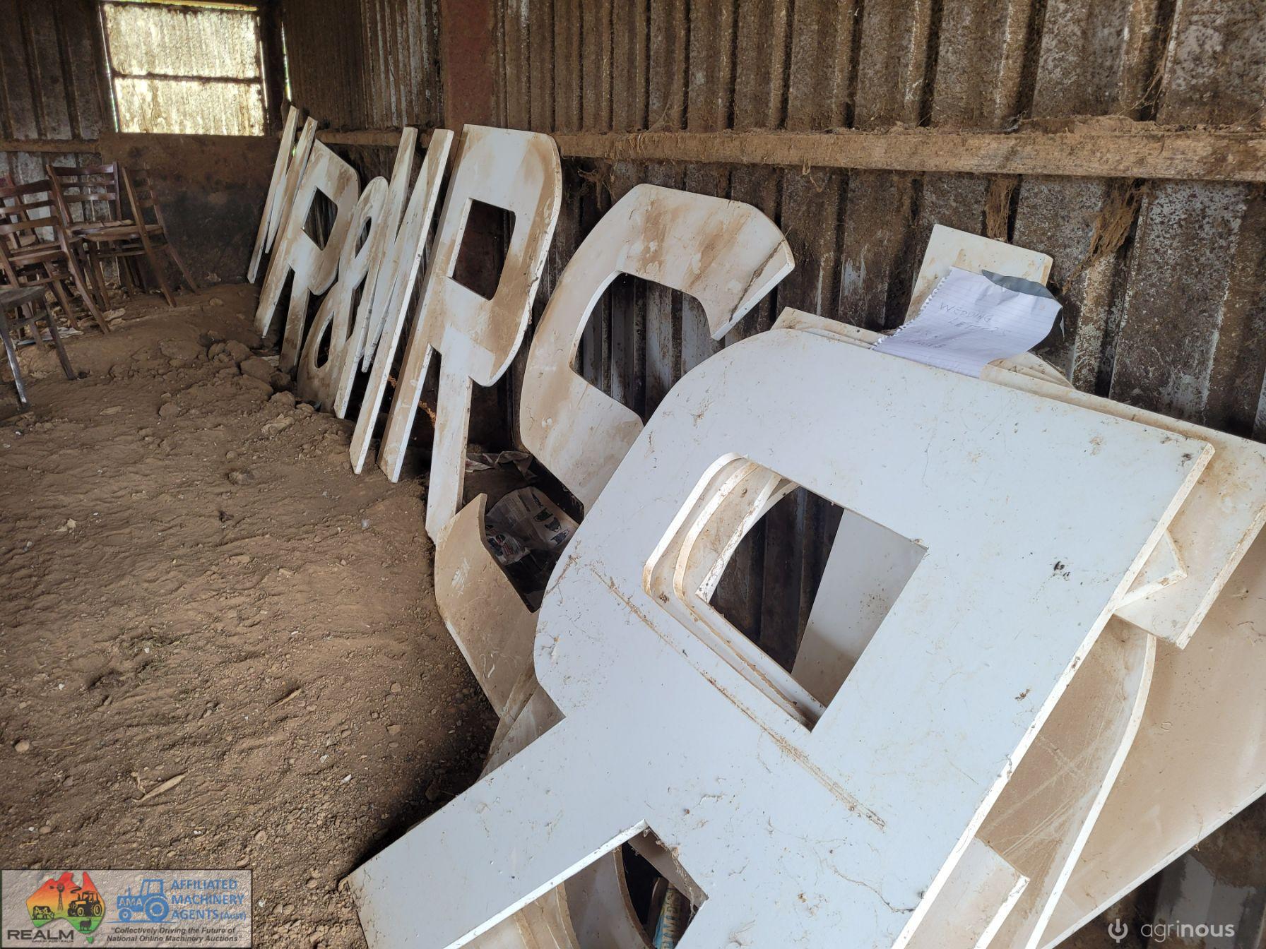 Promotional "Wedding" Display Letters