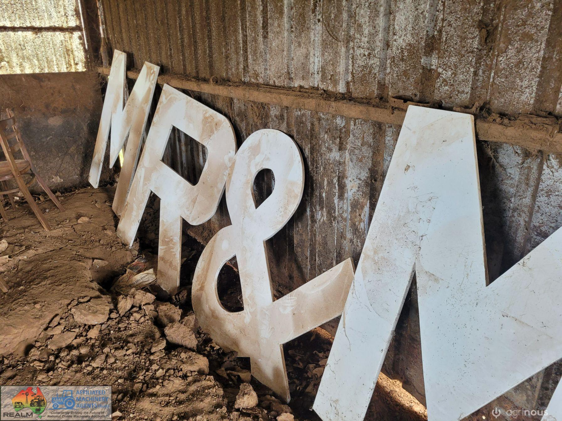 Promotional "Wedding" Display Letters - photo 2
