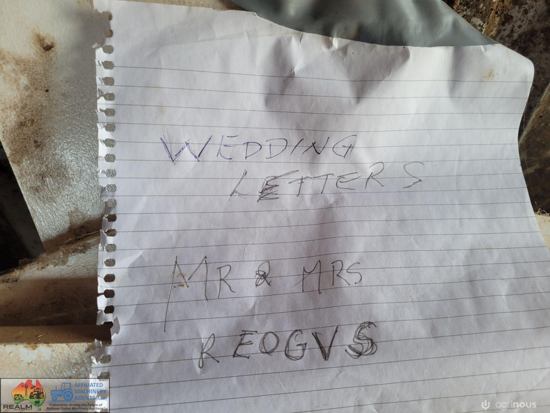 Promotional "Wedding" Display Letters - photo 7