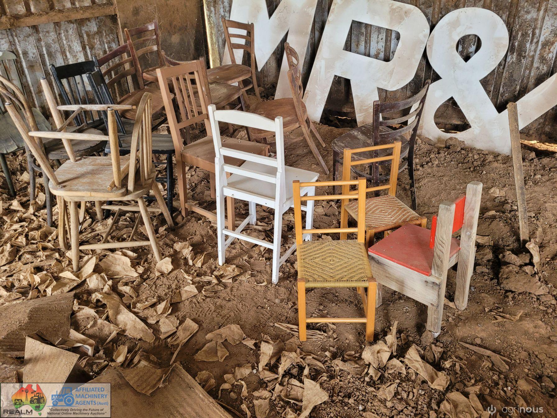 Assorted Timber Chairs