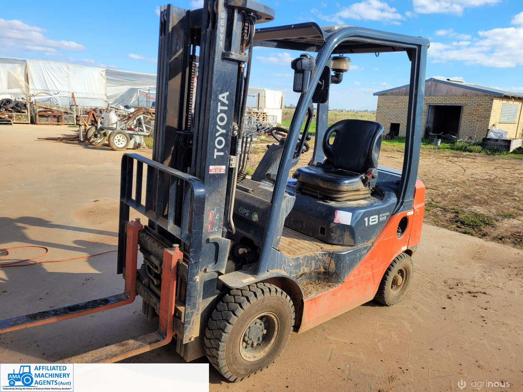 Toyota 1.8 ton Diesel Forklift 62-8FD18 - photo 2