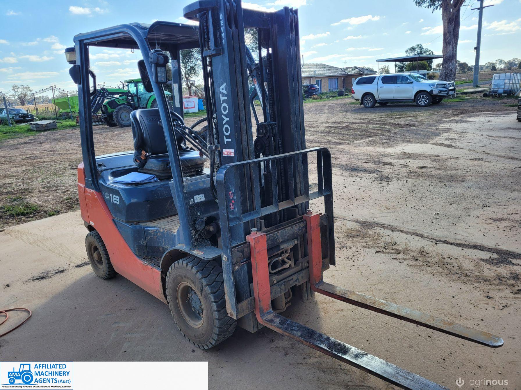 Toyota 1.8 ton Diesel Forklift 62-8FD18