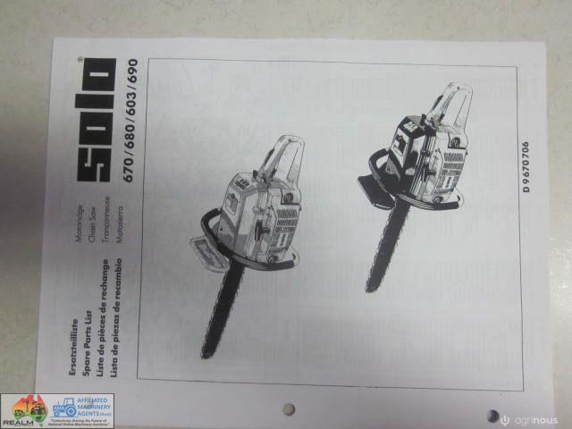SOLO 680 Chainsaw  (German Made) - photo 7