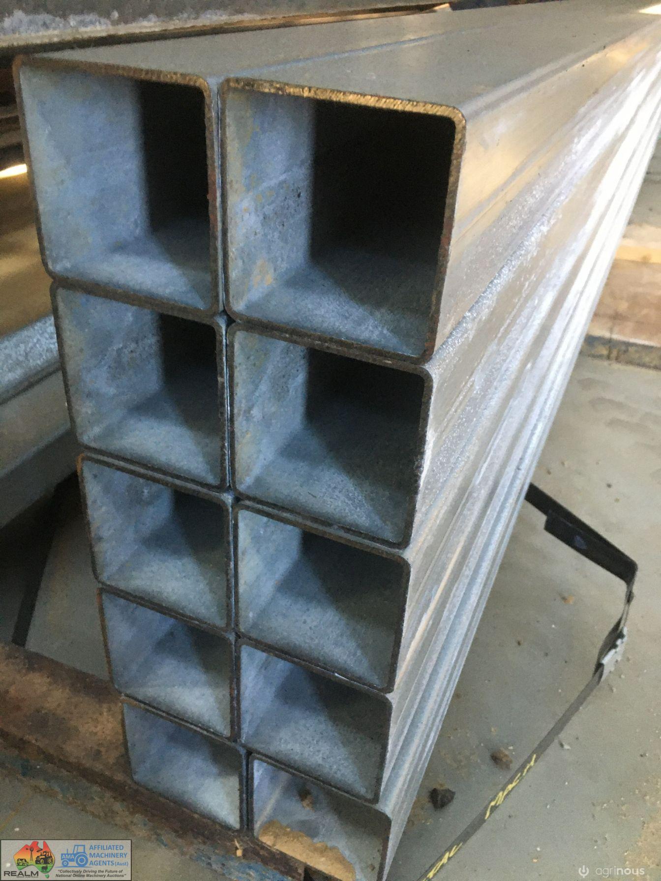 10x 8m Lengths of Galv. RHS 100x100 mm - photo 2