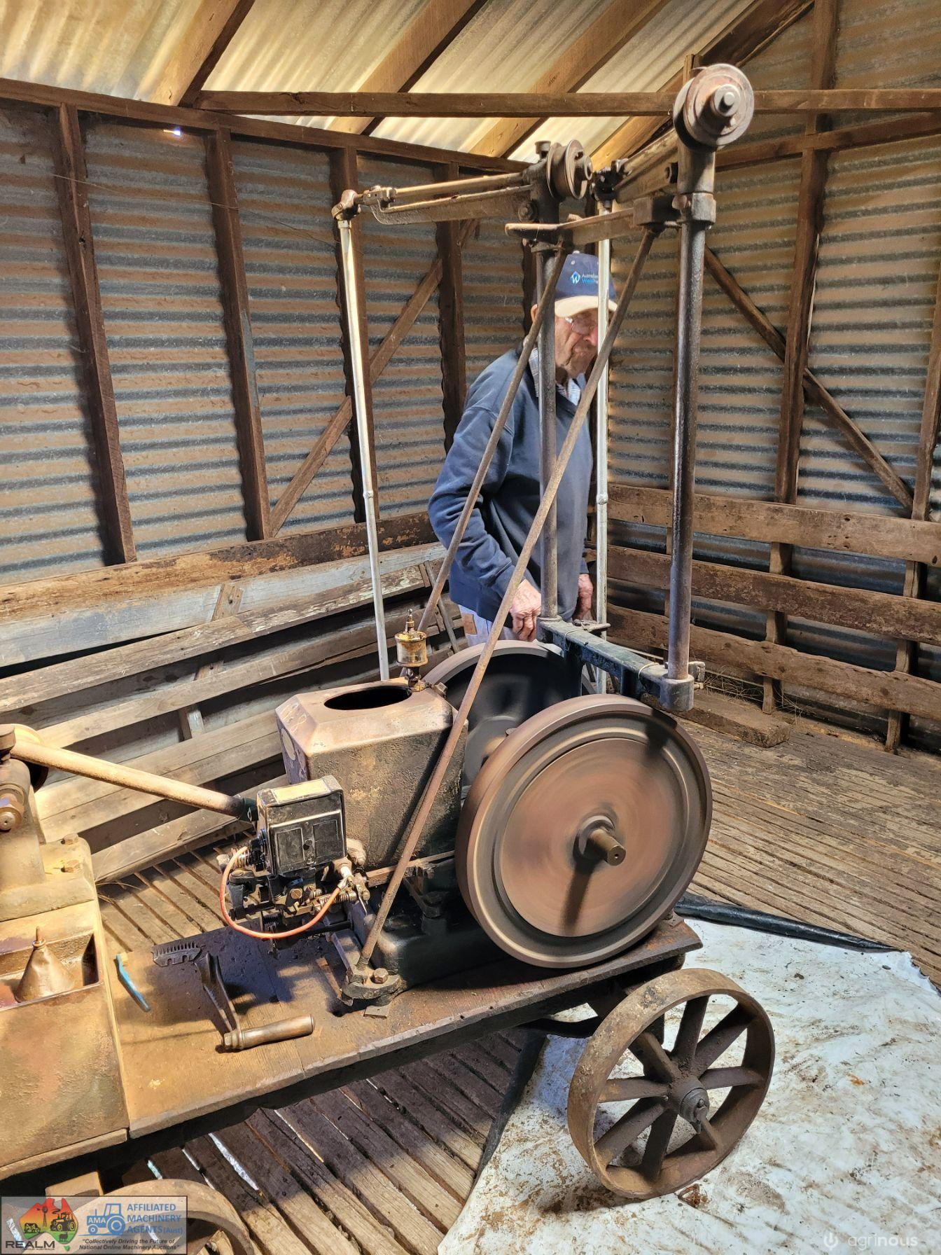 Rare 1928 Cooper 3Hp Twin Shearing Plant - photo 12