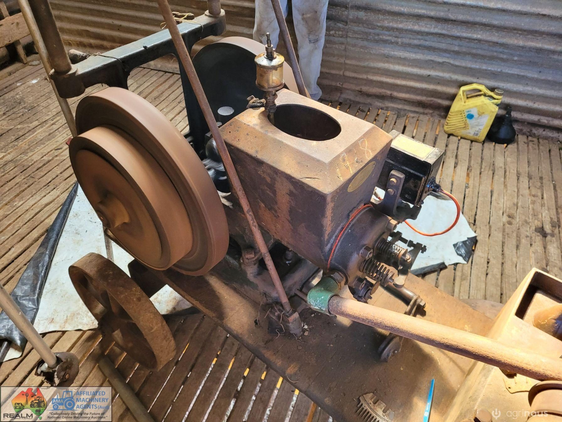 Rare 1928 Cooper 3Hp Twin Shearing Plant - photo 10