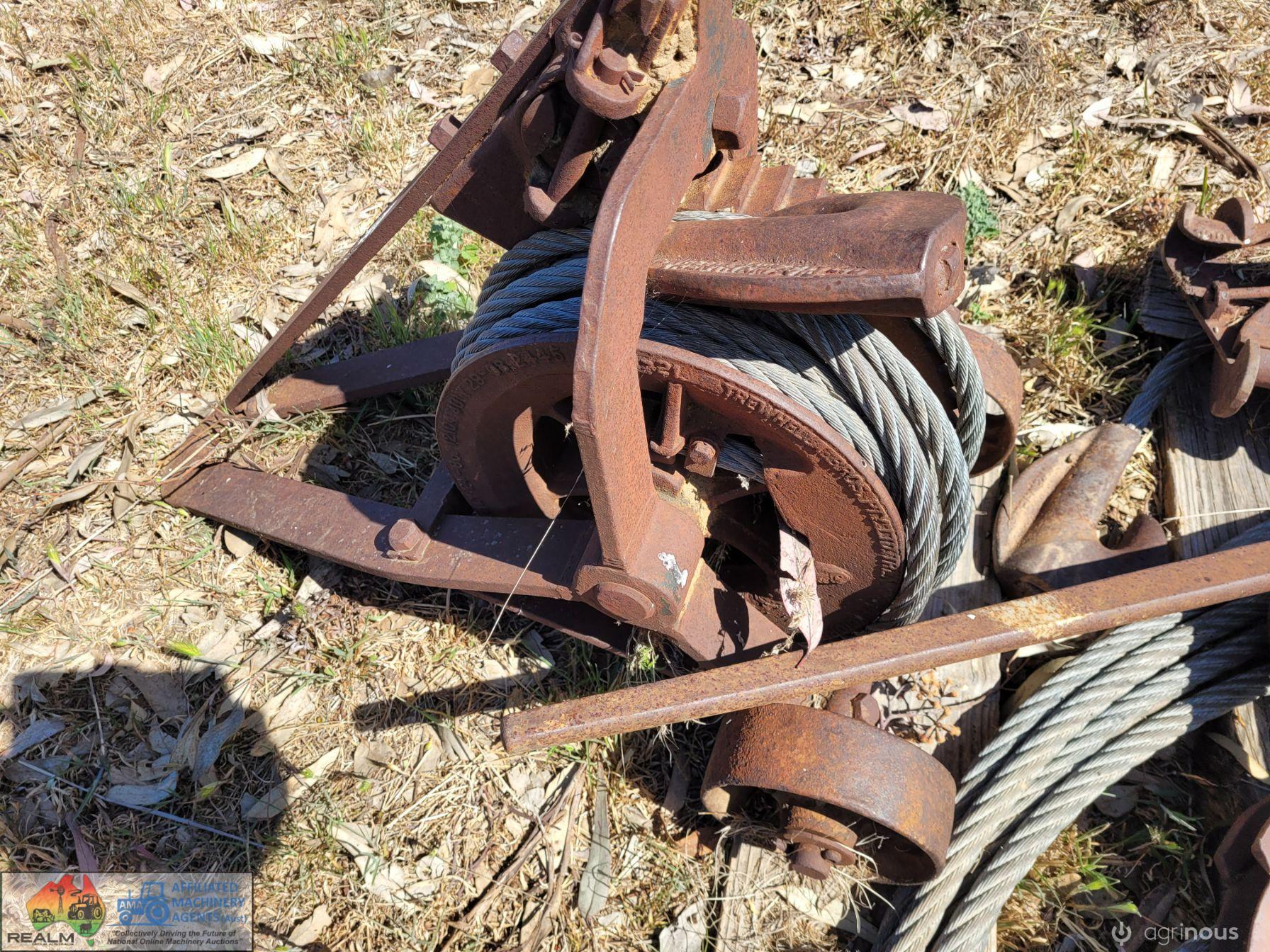 Antique Trewalla Cable Tree Puller - photo 8