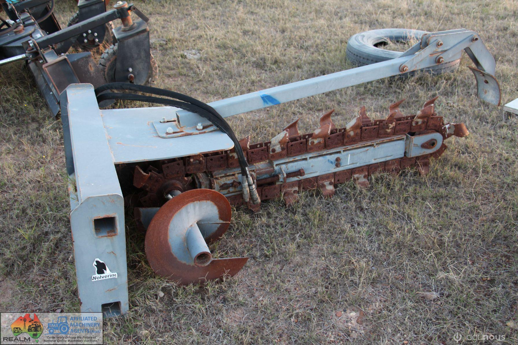 Skid Steer Trencher with New upgraded hydro motor - photo 3