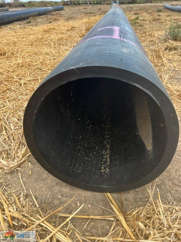 Un-used Black Poly Irrigation Pipe - No.1 (12m x 300mm id & 20mm walls) - photo 3