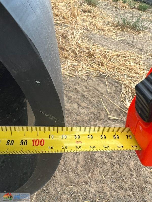 Un-used Black Poly Irrigation Pipe - No.1 (12m x 300mm id & 20mm walls) - photo 4