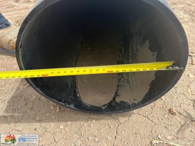 Un-used Black Poly Irrigation Pipe - No.3a (23.9m x 240mm id & 6mm walls) - photo 4