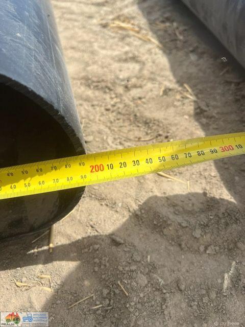 Un-used Black Poly Irrigation Pipe - No.5a (19m x 187mm id & 6mm walls) - photo 3