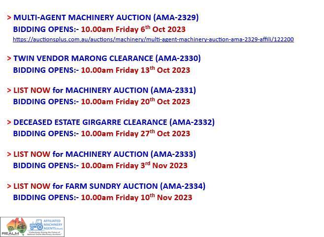 ### WEEKLY AUCTIONSPLUS AUCTIONS until CHRISTMAS ###