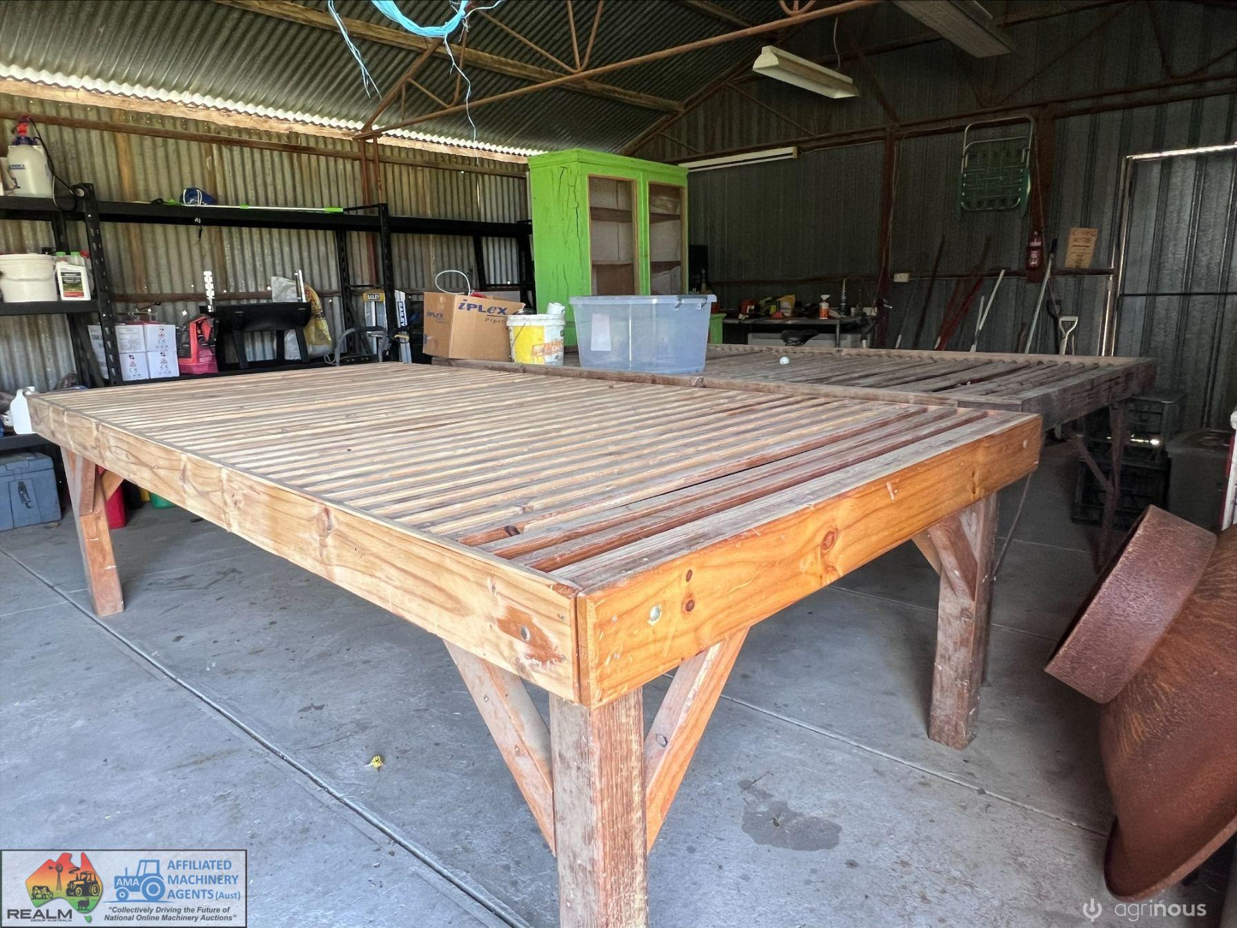 Solid Timber Wool Table (1540 x 3050)