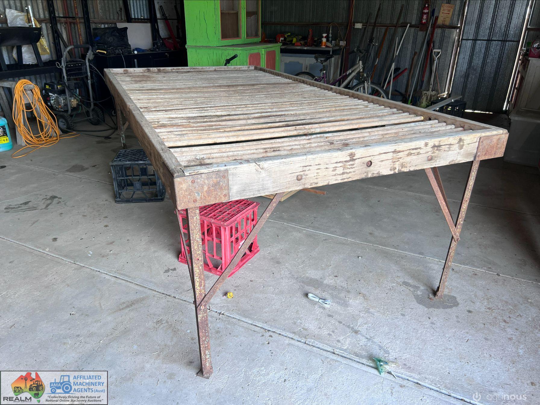 Solid Timber Wool Table (1410 x 2780)