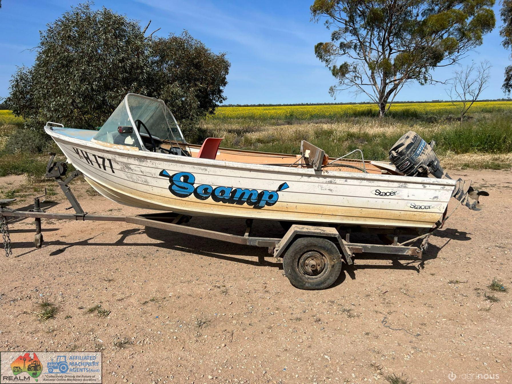 Alloy 'Scampy' Boat on Trailer - photo 3