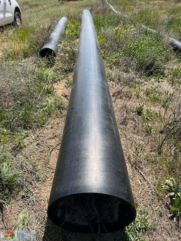 6.1m Un-used Black Brute Poly Pipe DN355 PN-6.3