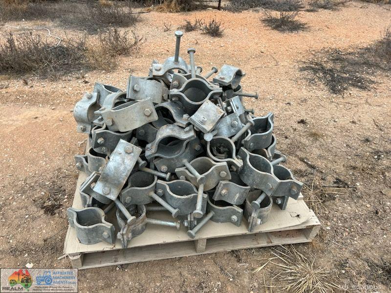 Pallet of Pipe Clamps with Climbing Pins - photo 2