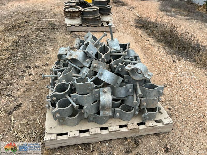 Pallet of Pipe Clamps with Climbing Pins - photo 3