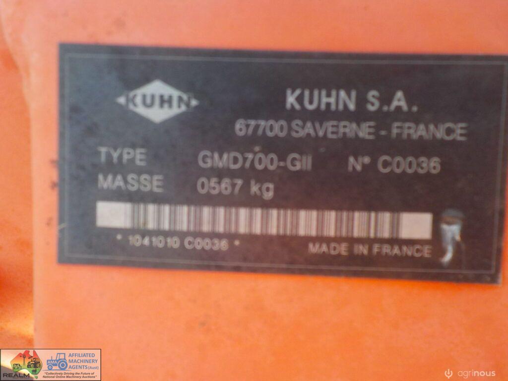 Kuhn GMD-700 Mower 2.8m Cut - photo 5