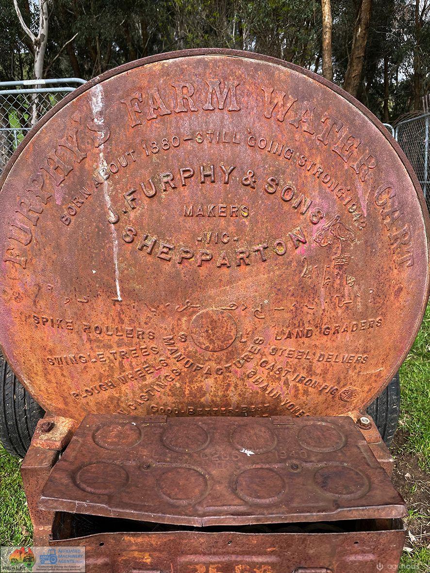 Furphy Water Tank on Cart - photo 3