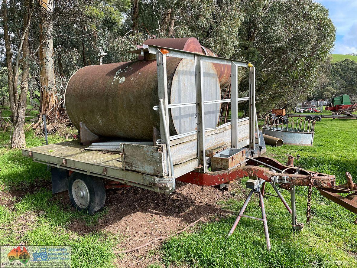 Water Tank on Farm Trailer