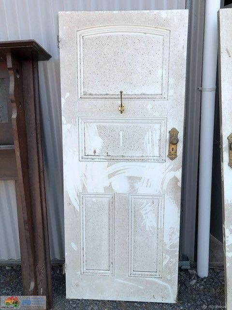 3x Victorian Solid Timber Door with Brass Handle - photo 5