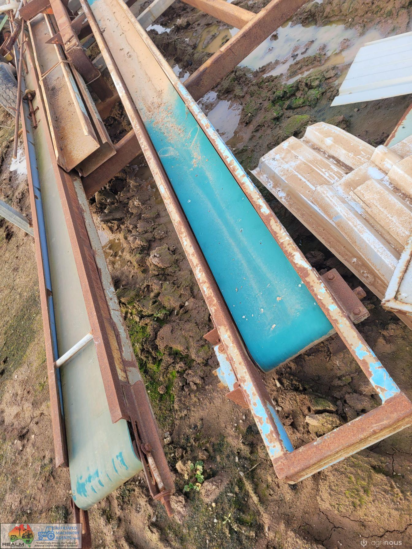 2x 7.4m Conveyors with Good 8" Belts (No Mtrs.) - photo 4