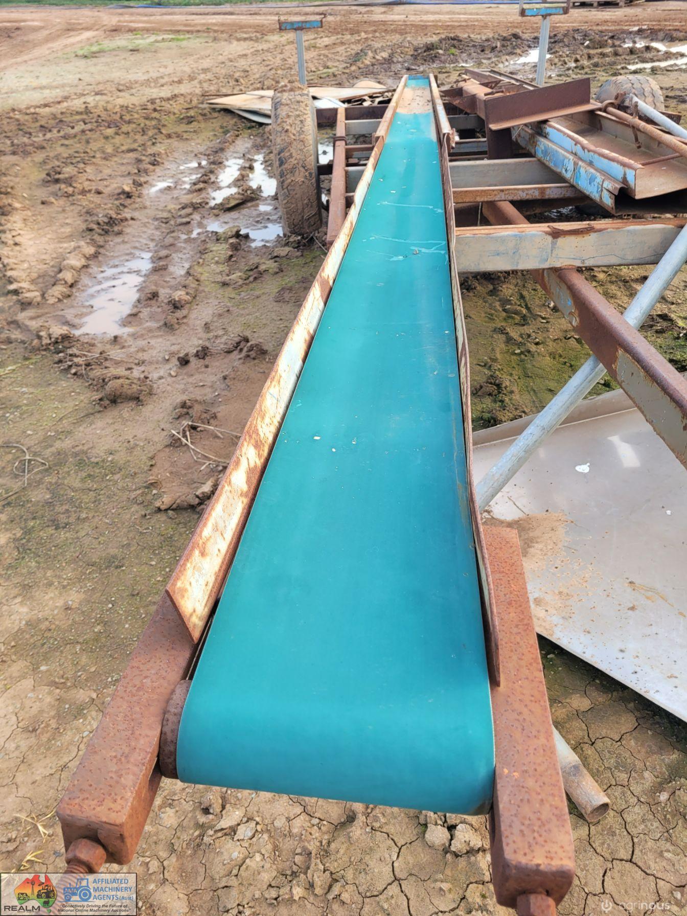 2x 7.4m Conveyors with Good 8" Belts (No Mtrs.) - photo 3