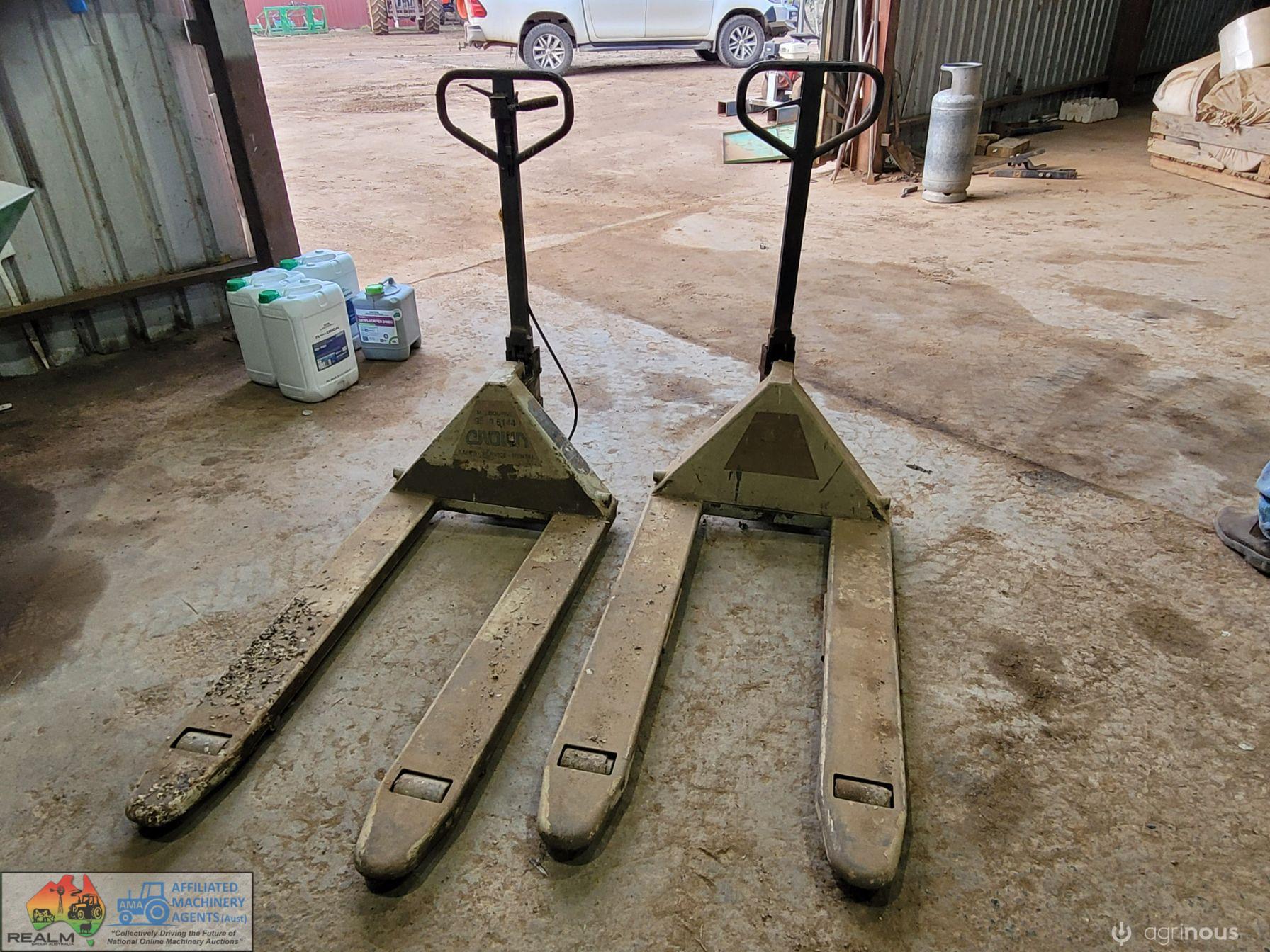 2x Pallet Jacks ~ (Working Cond.)