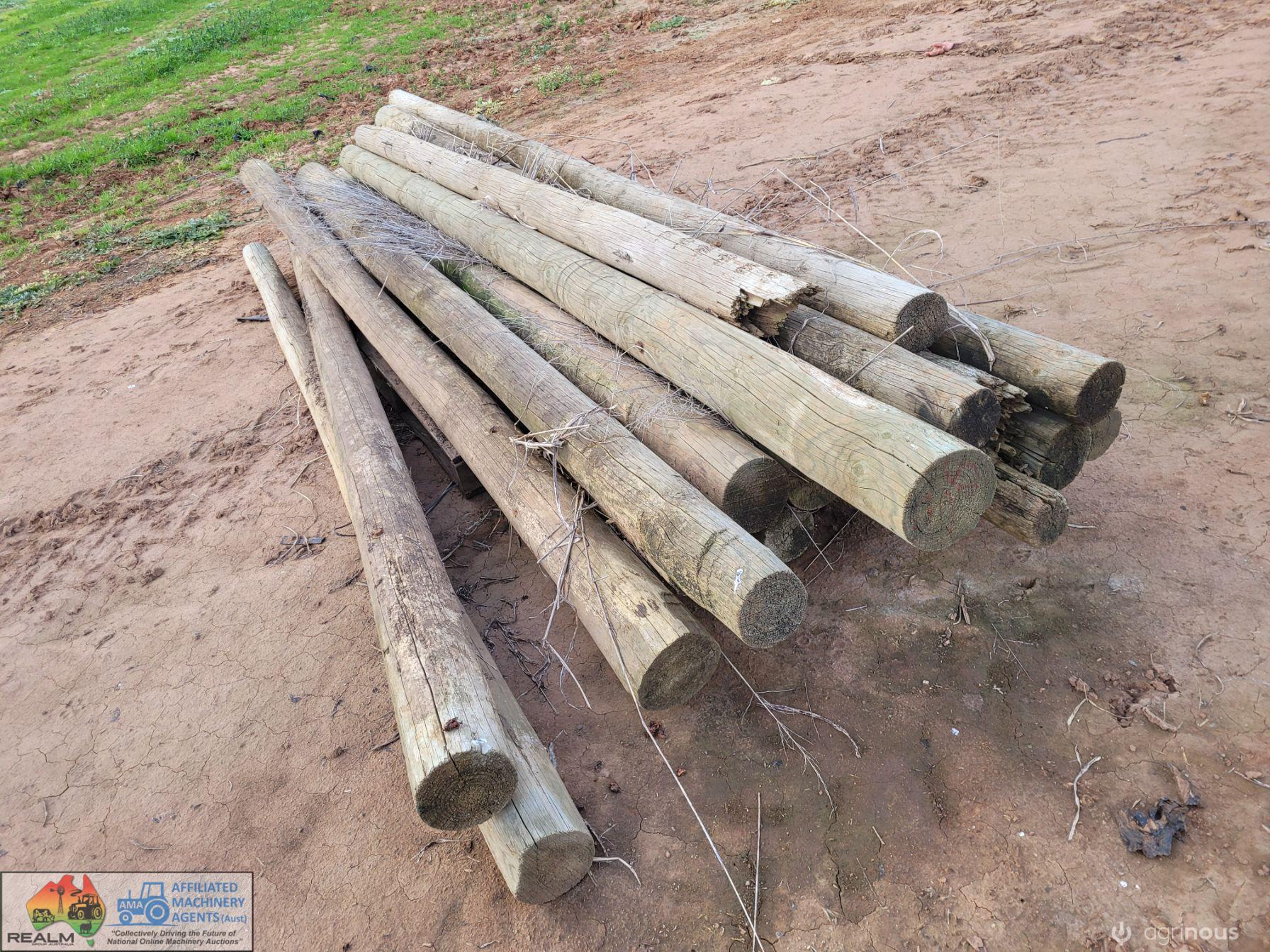 18x 12ft Pine Poles (Used) - photo 4